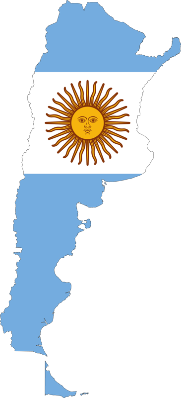 földgolyó Argentína
