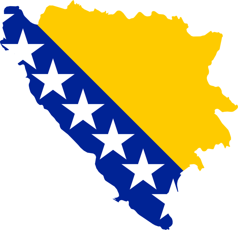földgolyó Bosznia és Hercegovina