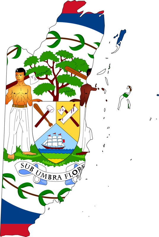 földgolyó Belize