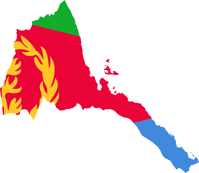 földgolyó Eritrea