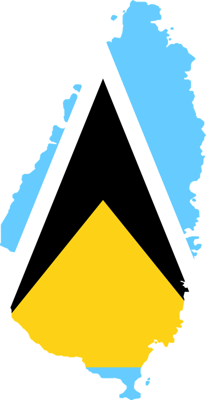 földgolyó Szent Lucia