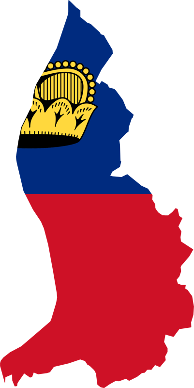 földgolyó Liechtenstein