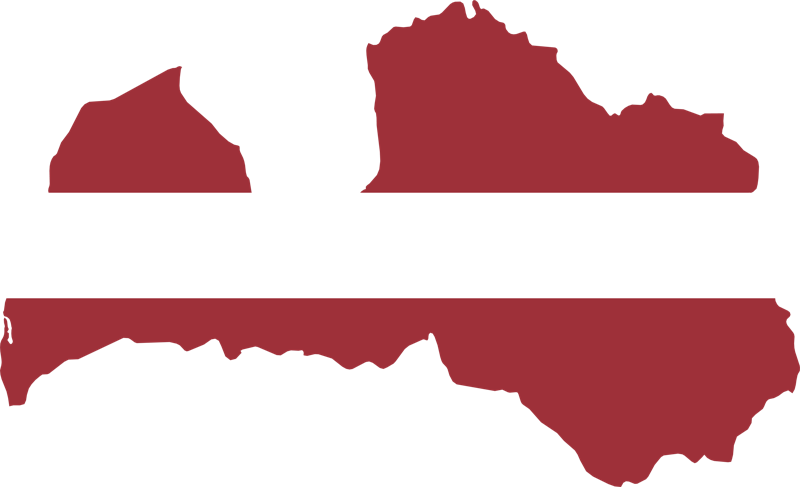 földgolyó Lettország