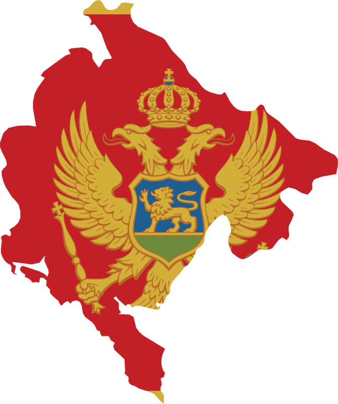 földgolyó Montenegró