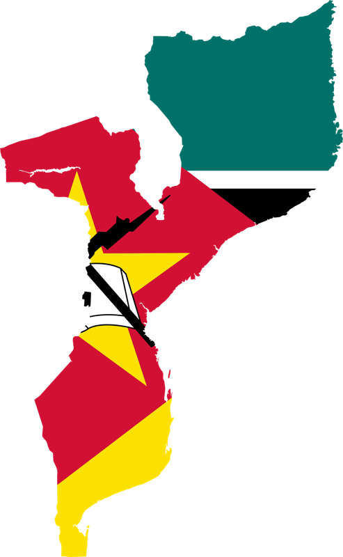 földgolyó Mozambik