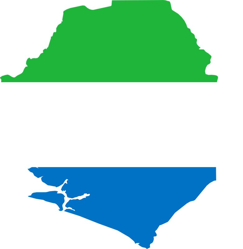 földgolyó Sierra Leone