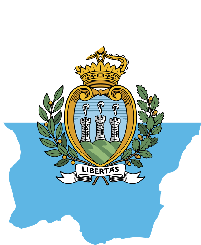 földgolyó San Marino