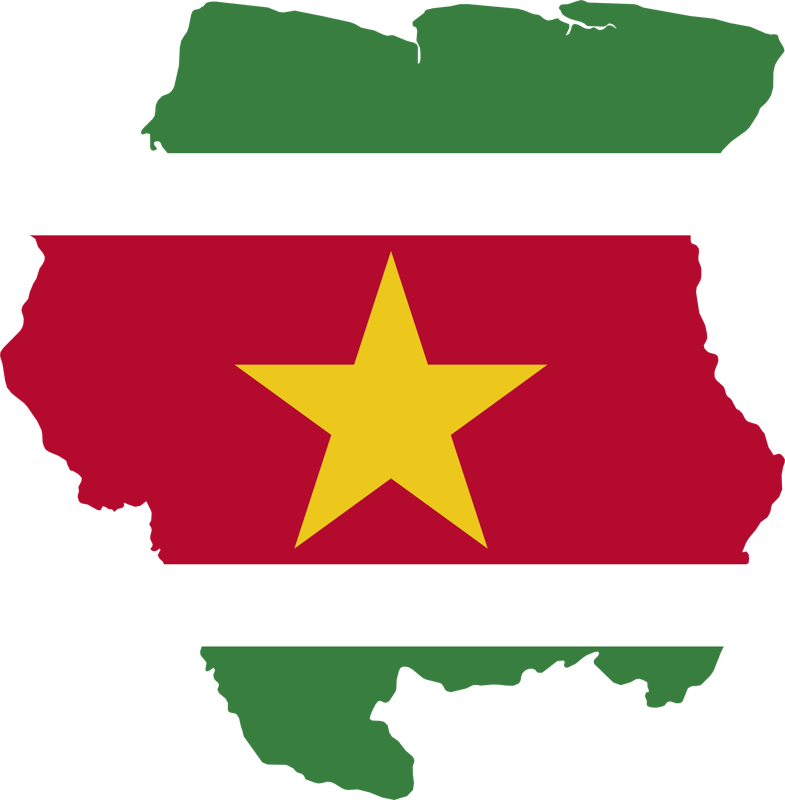 földgolyó Suriname