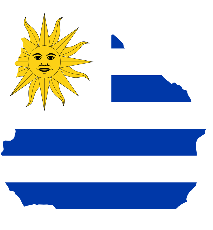 földgolyó Uruguay