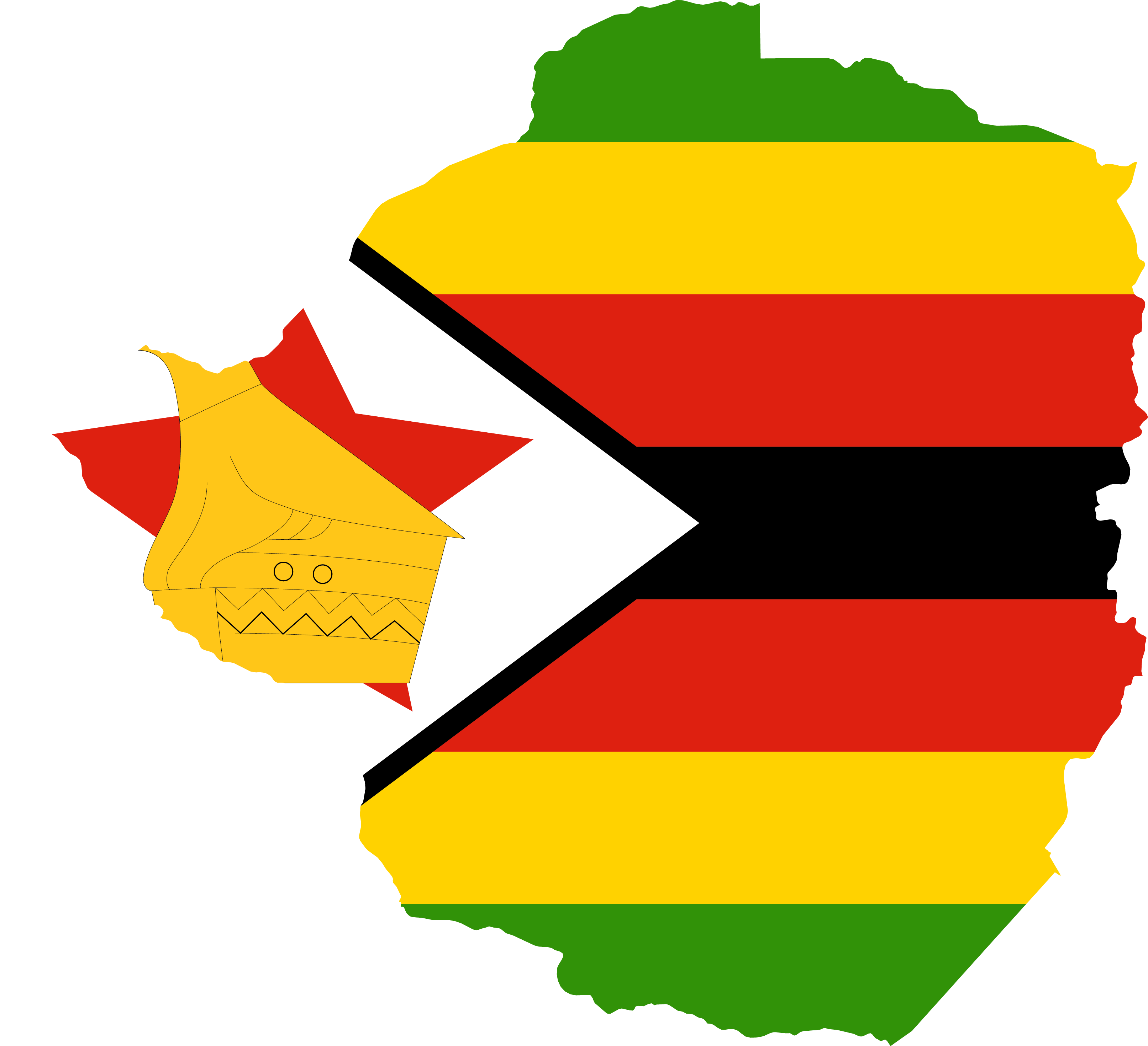 földgolyó Zimbabwe