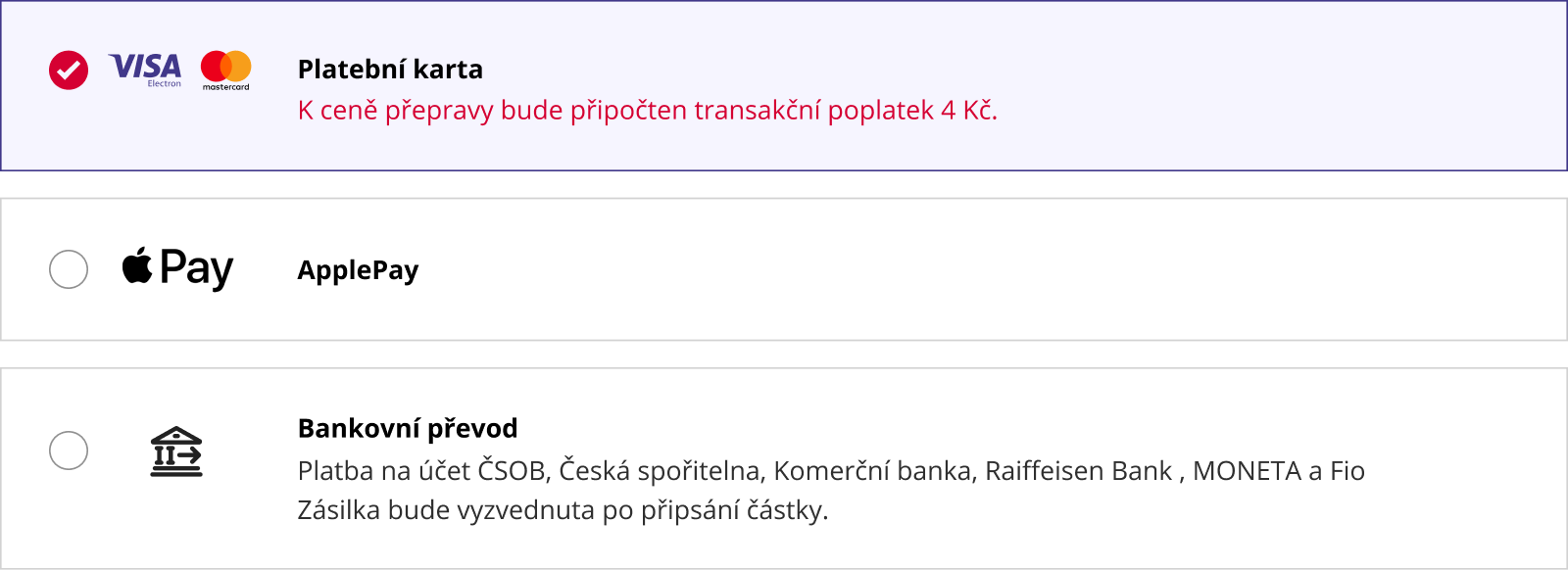  payment type screenshot